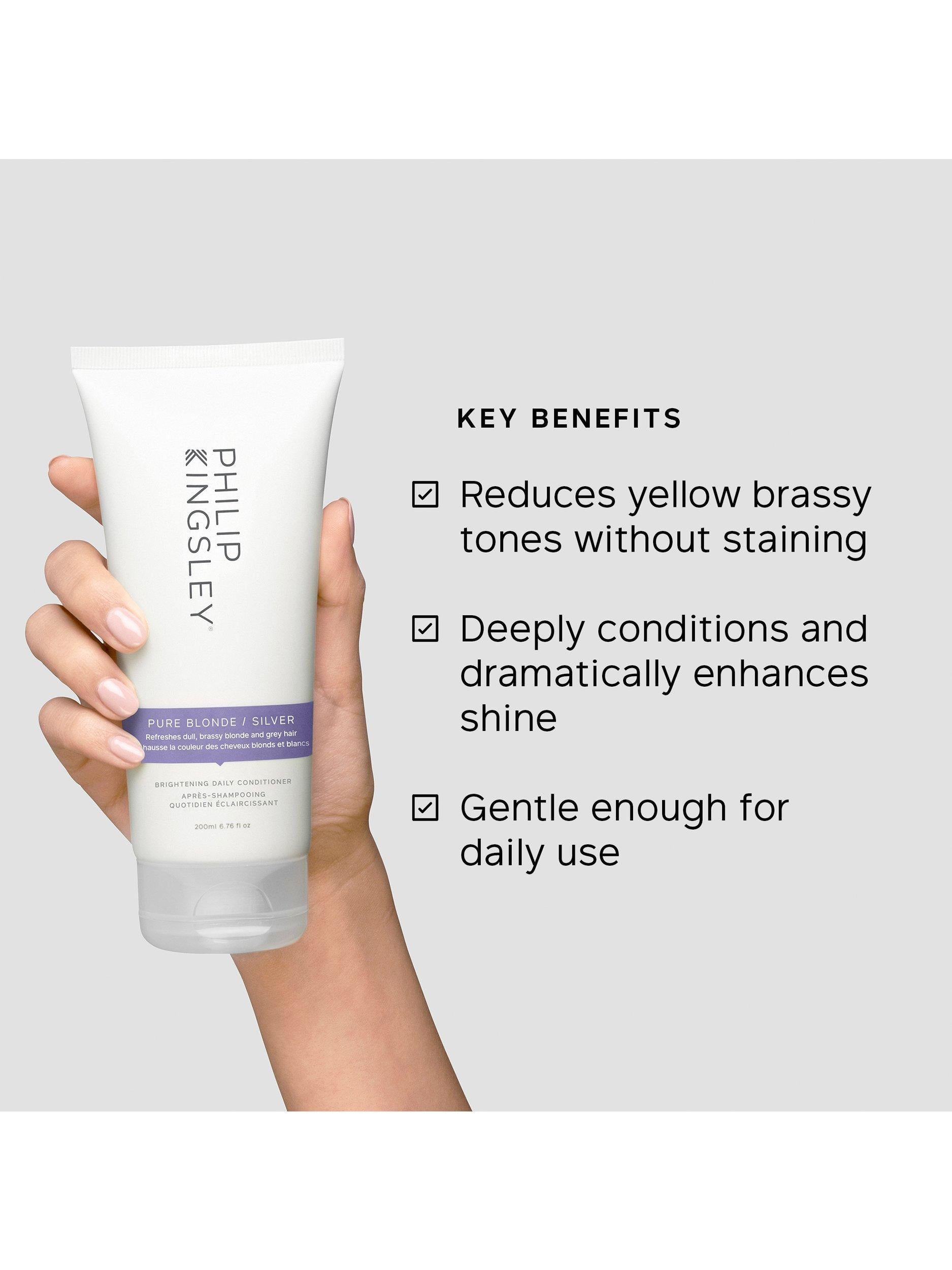 Philip Kingsley Pure Blonde Silver conditioner 1000ml - British product