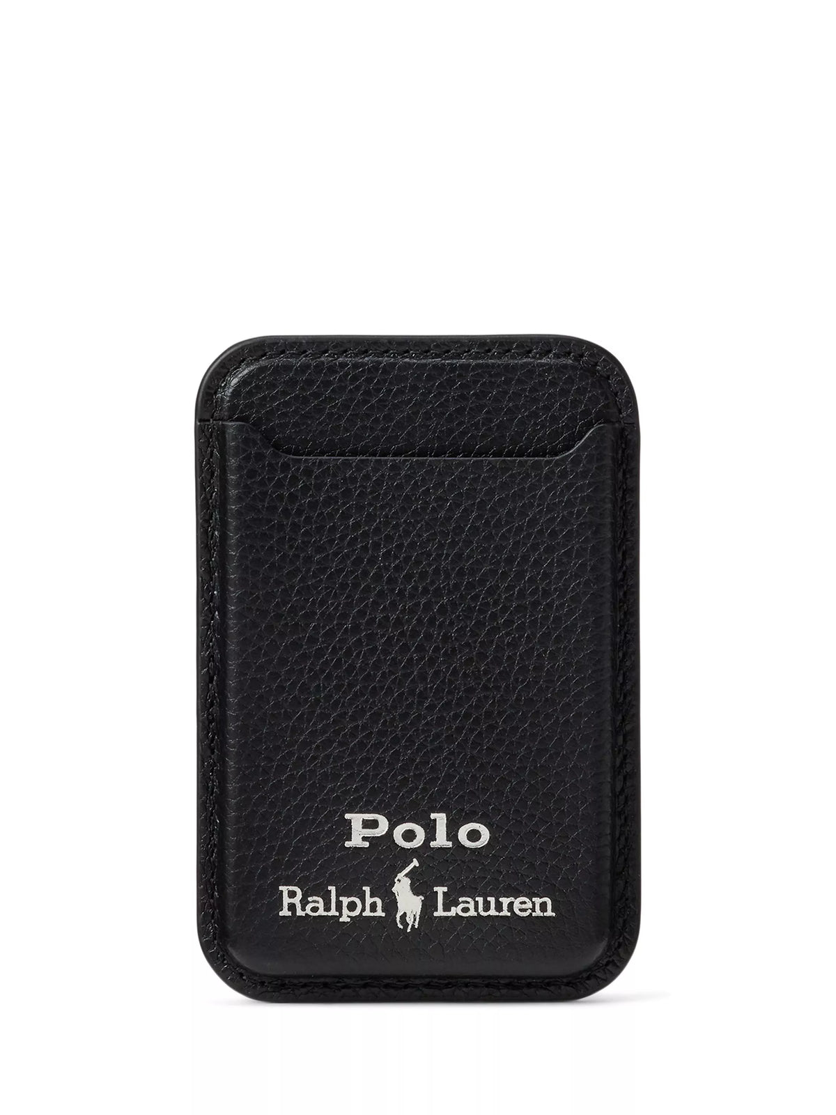 Ralph Lauren black leather card case with MagSafe (British brand)