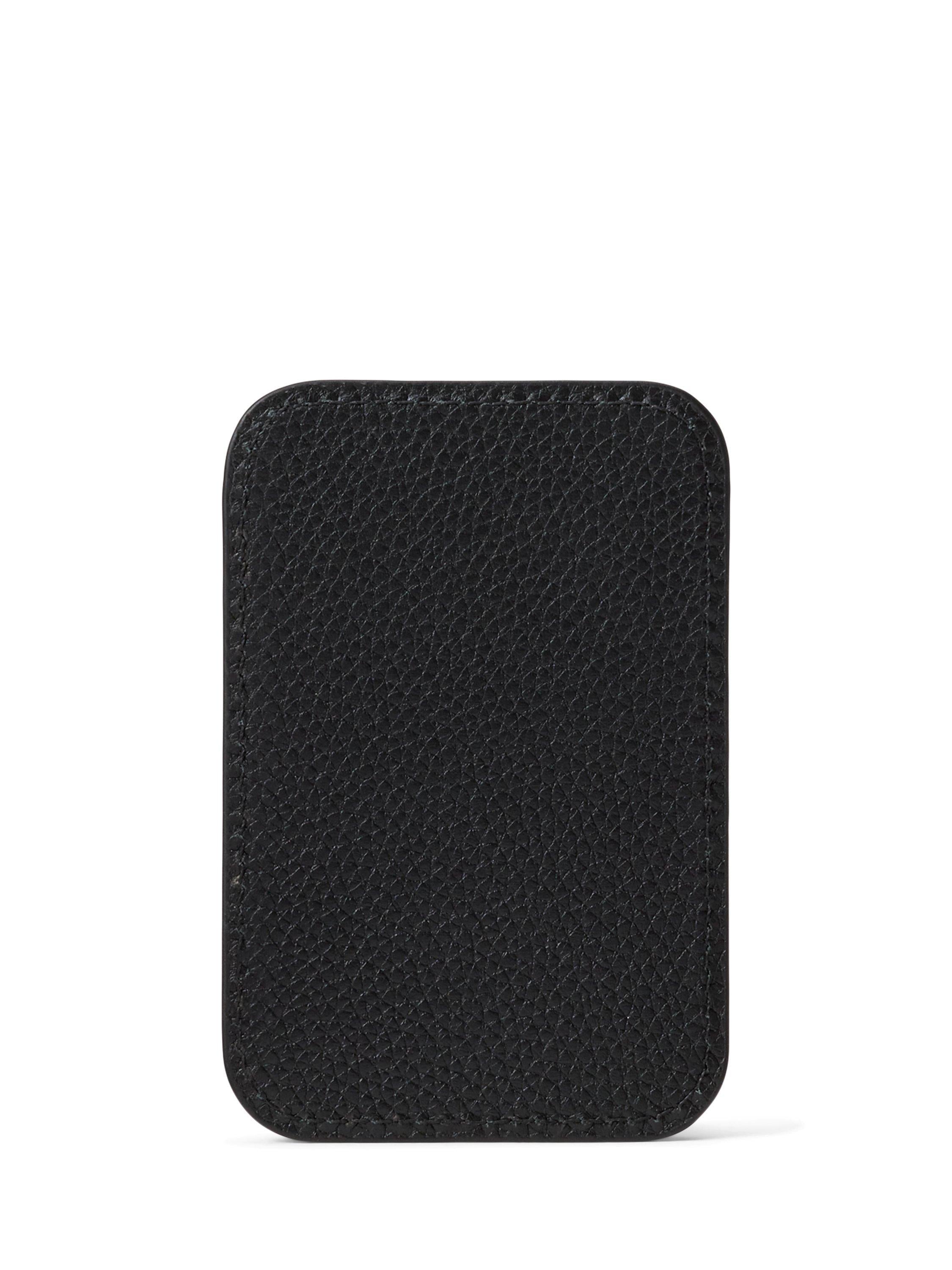 Ralph Lauren black leather card case with MagSafe (British brand)