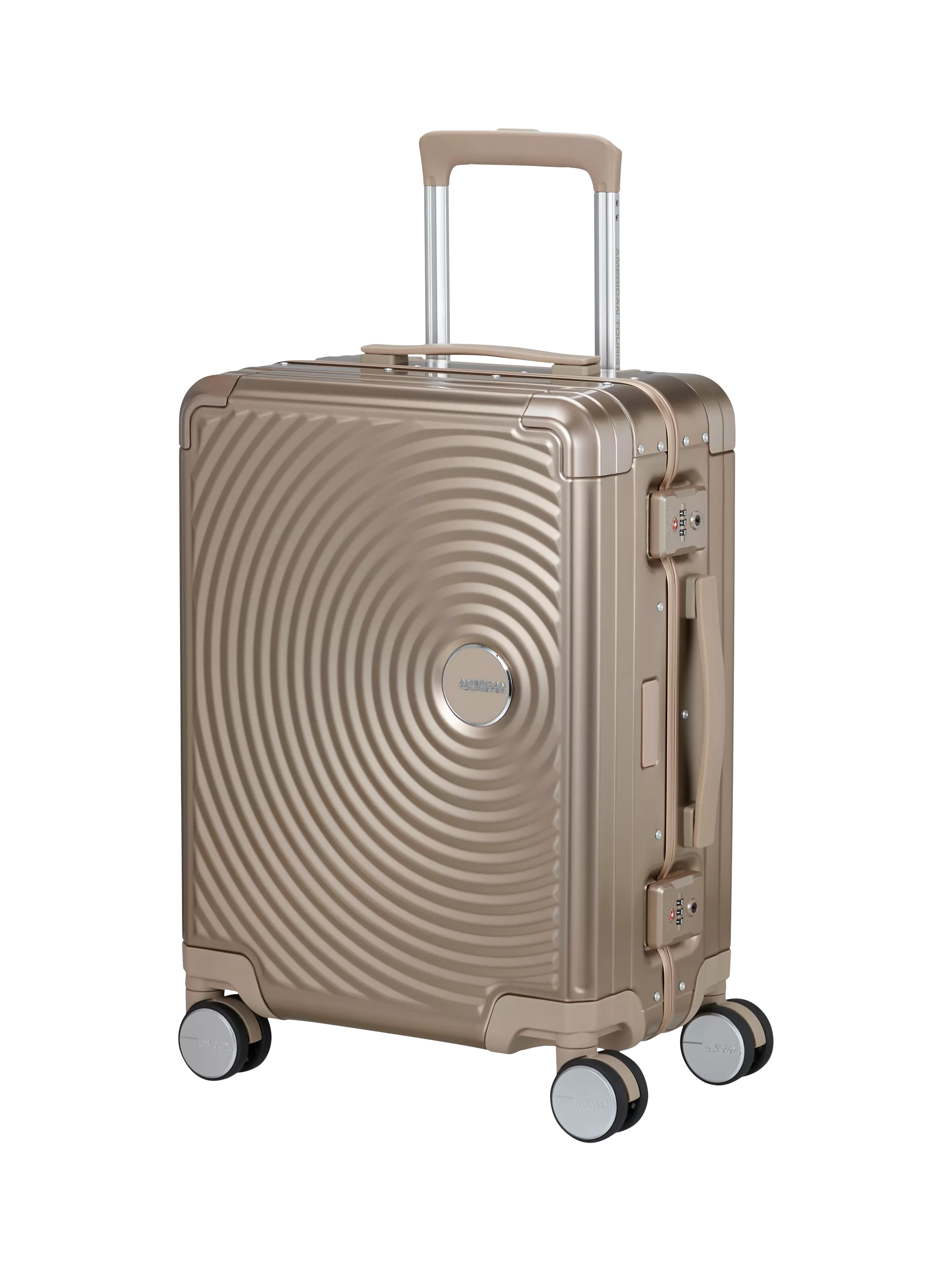 American Tourister Soundbox Alu 4-Wheel Spinner 55cm Cabin Case