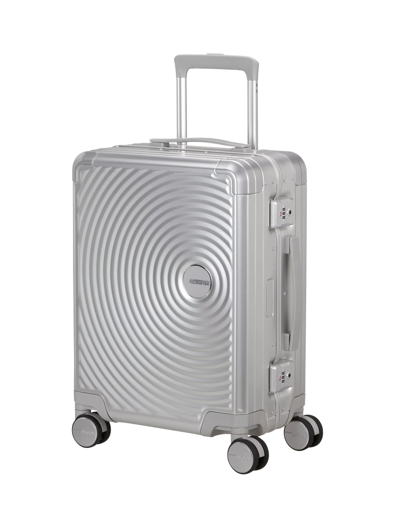 American Tourister Soundbox Alu 4-Wheel Spinner 55cm Cabin Case