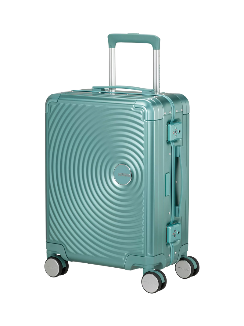 American Tourister Soundbox Alu 4-Wheel Spinner 55cm Cabin Case