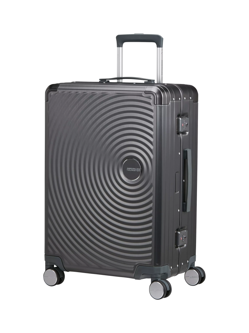 American Tourister Soundbox Alu 4-Wheel Spinner Medium Suitcase 68cm
