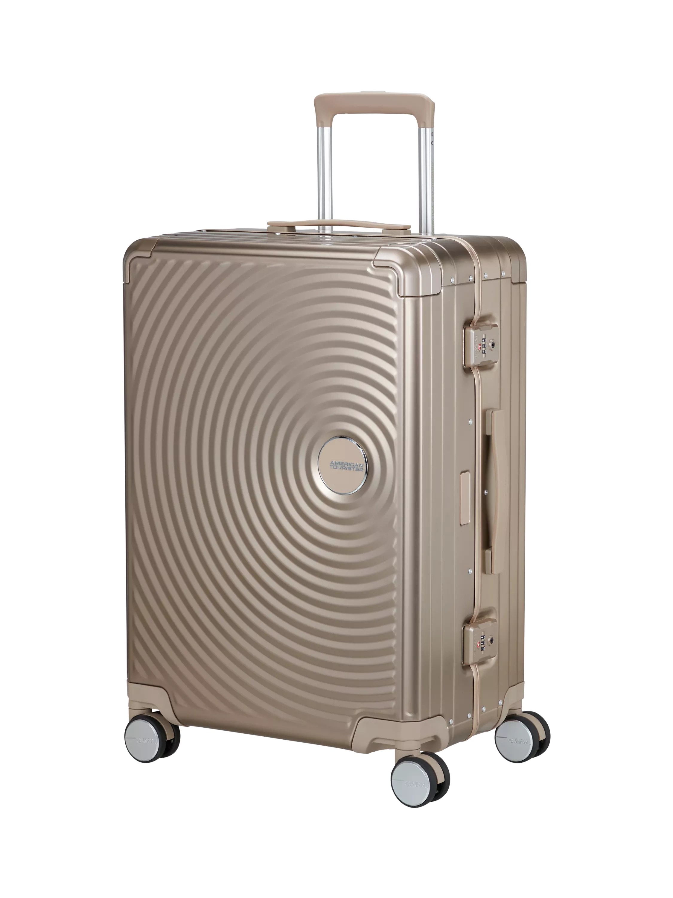 American Tourister Soundbox Alu 4-Wheel Spinner Medium Suitcase 68cm