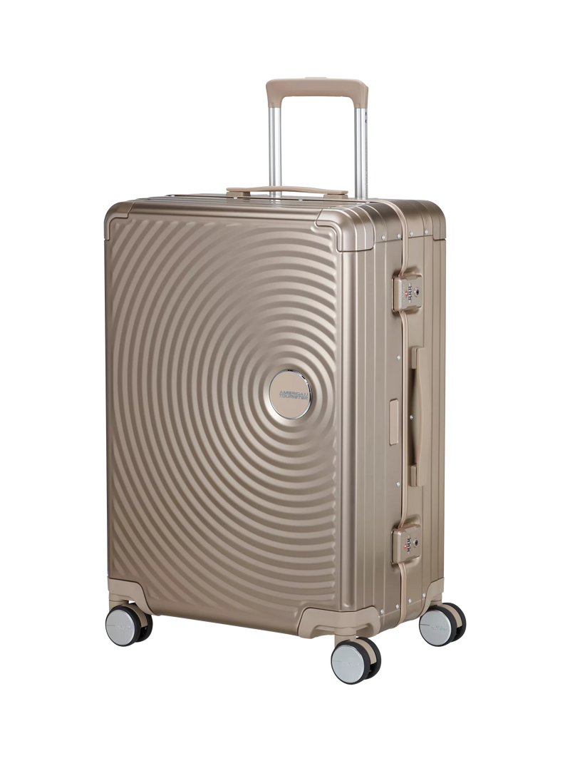 American Tourister Soundbox Alu 4-Wheel Spinner Medium Suitcase 68cm