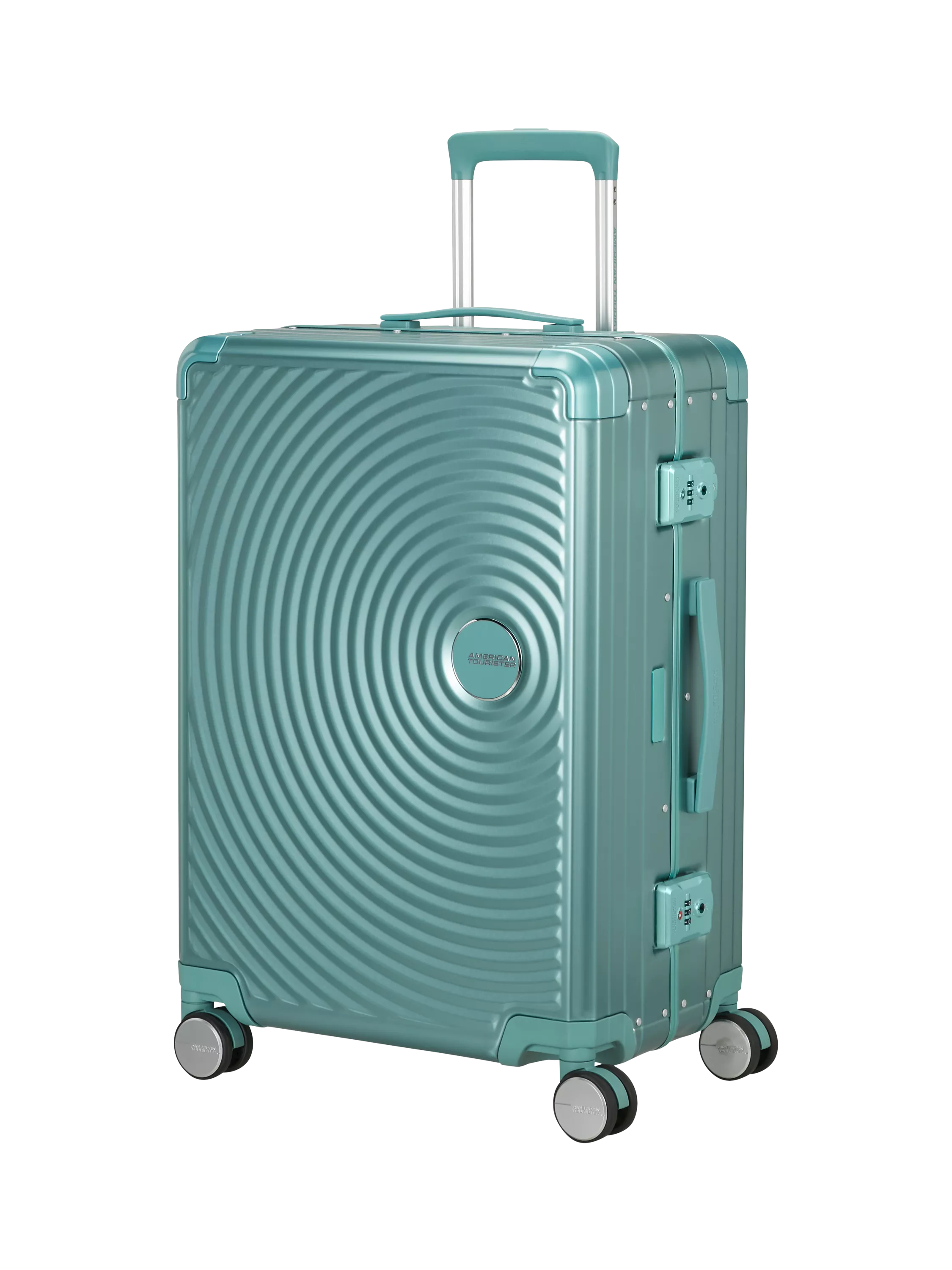 American Tourister Soundbox Alu 68cm medium suitcase, imported from the UK