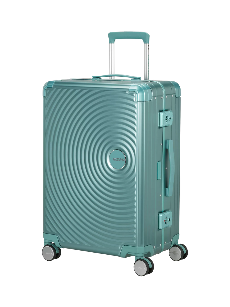 American Tourister Soundbox Alu 68cm medium suitcase, imported from the UK