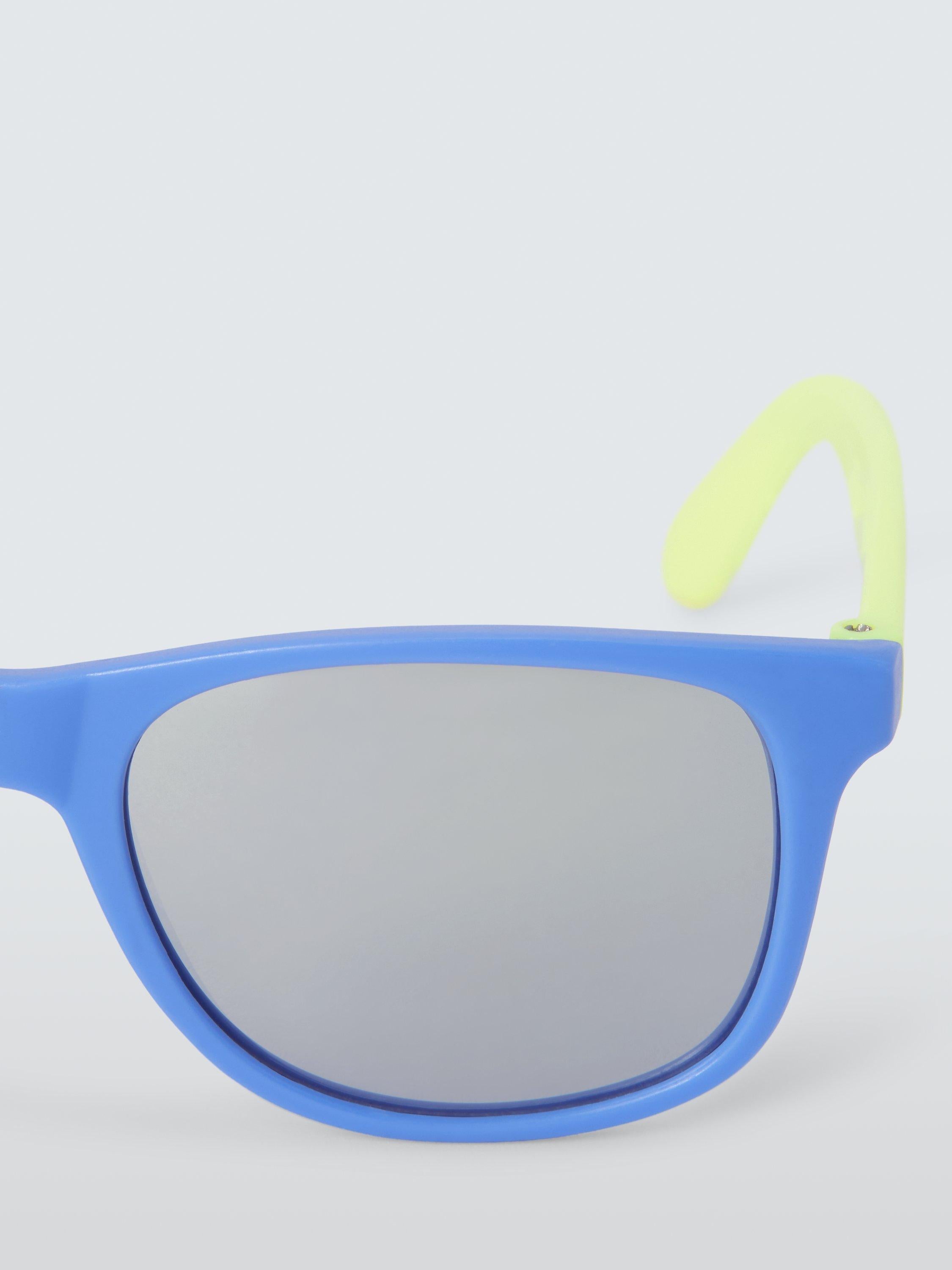 John Lewis Kids Colourblock Sunglasses blue, UK version