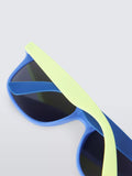 John Lewis Kids Colourblock Sunglasses blue, UK version