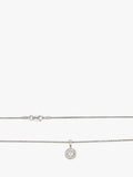 Vintage Fine Jewellery diamond pendant 9ct white gold snake link 0.25ct, UK version