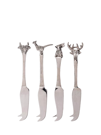 John Lewis Selbrae House Country Animal Mini Cheese Knives Set of 4- Buy online at McGrocer