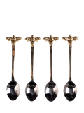Selbrae House gold bee stainless steel spoons set of 4 (British brand)