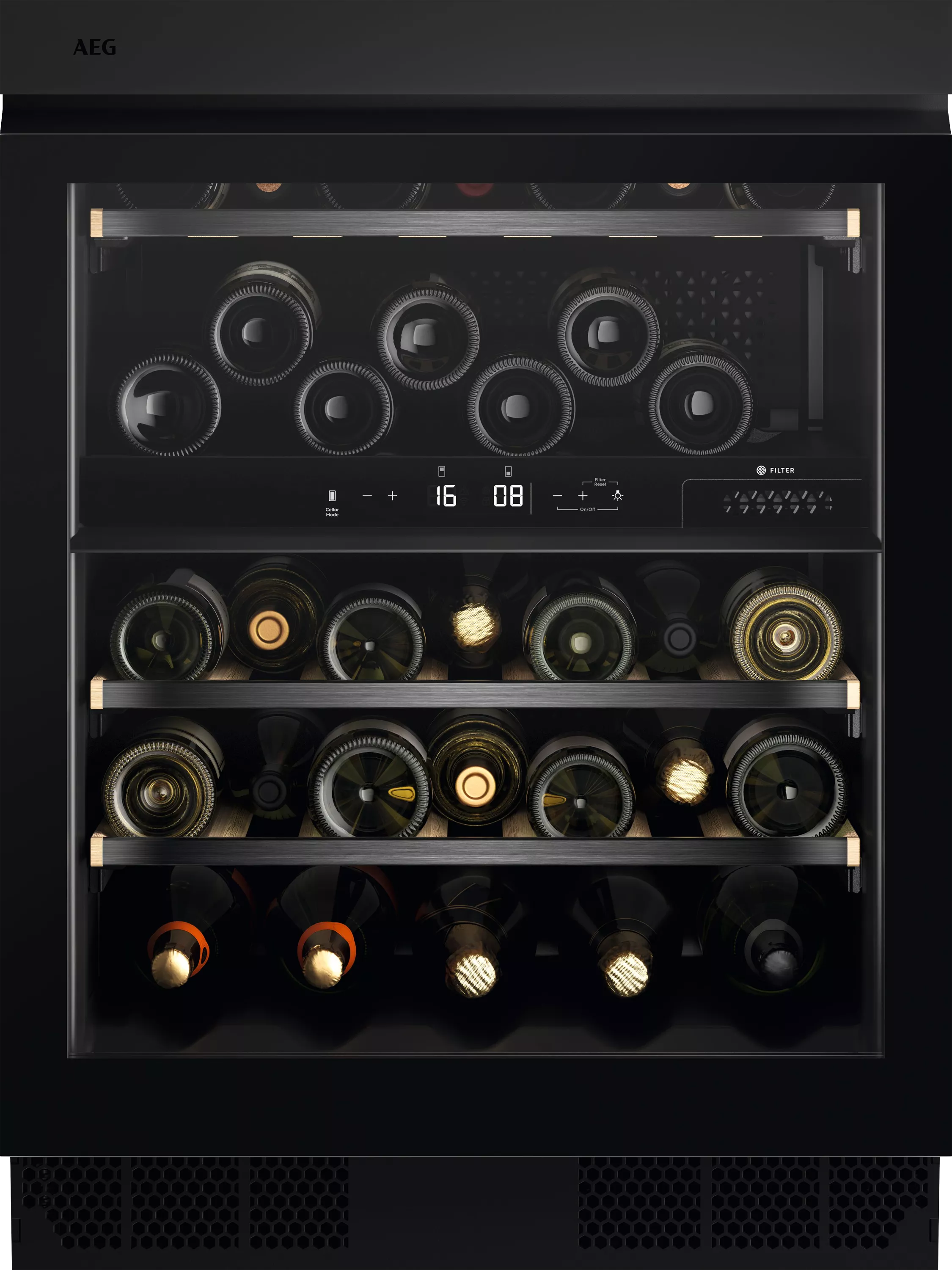 AEG 8000 integrated wine cabinet 40 bottles, UK version