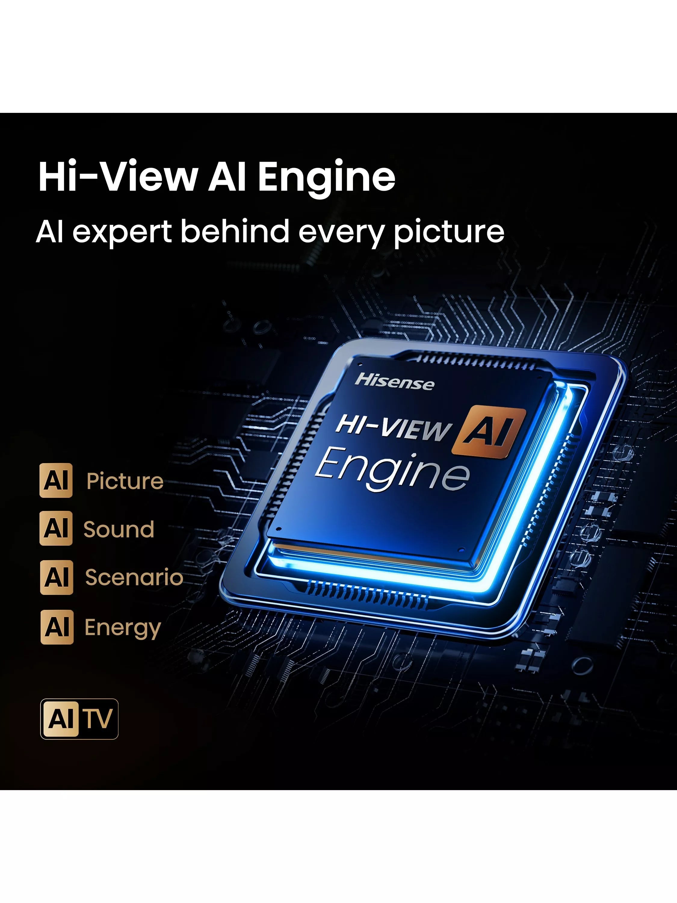 Hisense QLED 4K TV 43E7QTUK PRO 43 inch, UK version