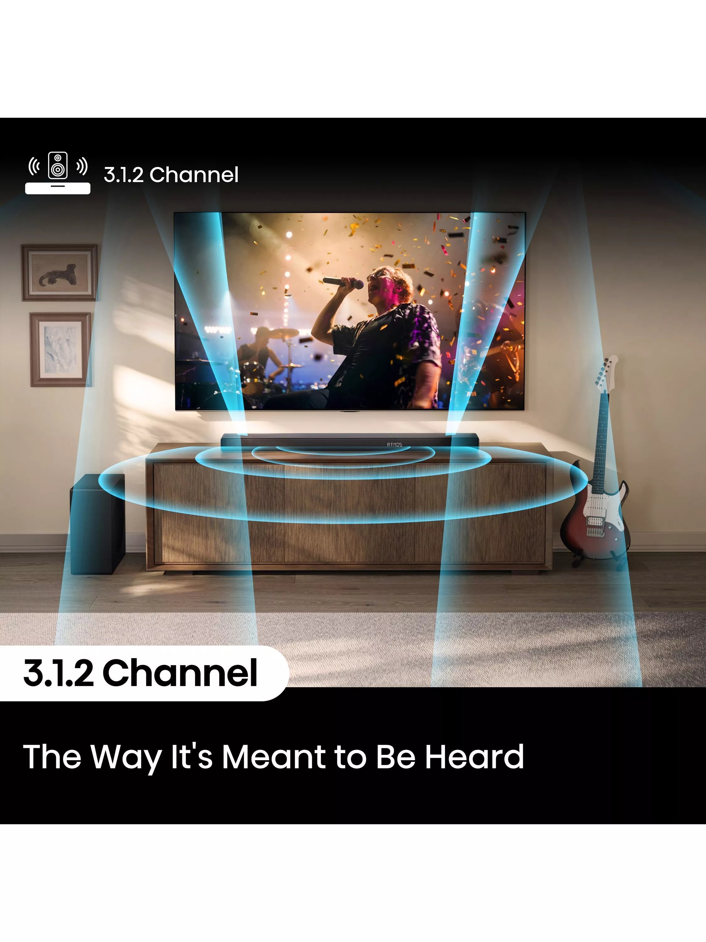 Hisense AX3120Q soundbar with wireless subwoofer (British brand)