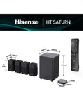 Hisense HT Saturn home theatre sound system black - British product
