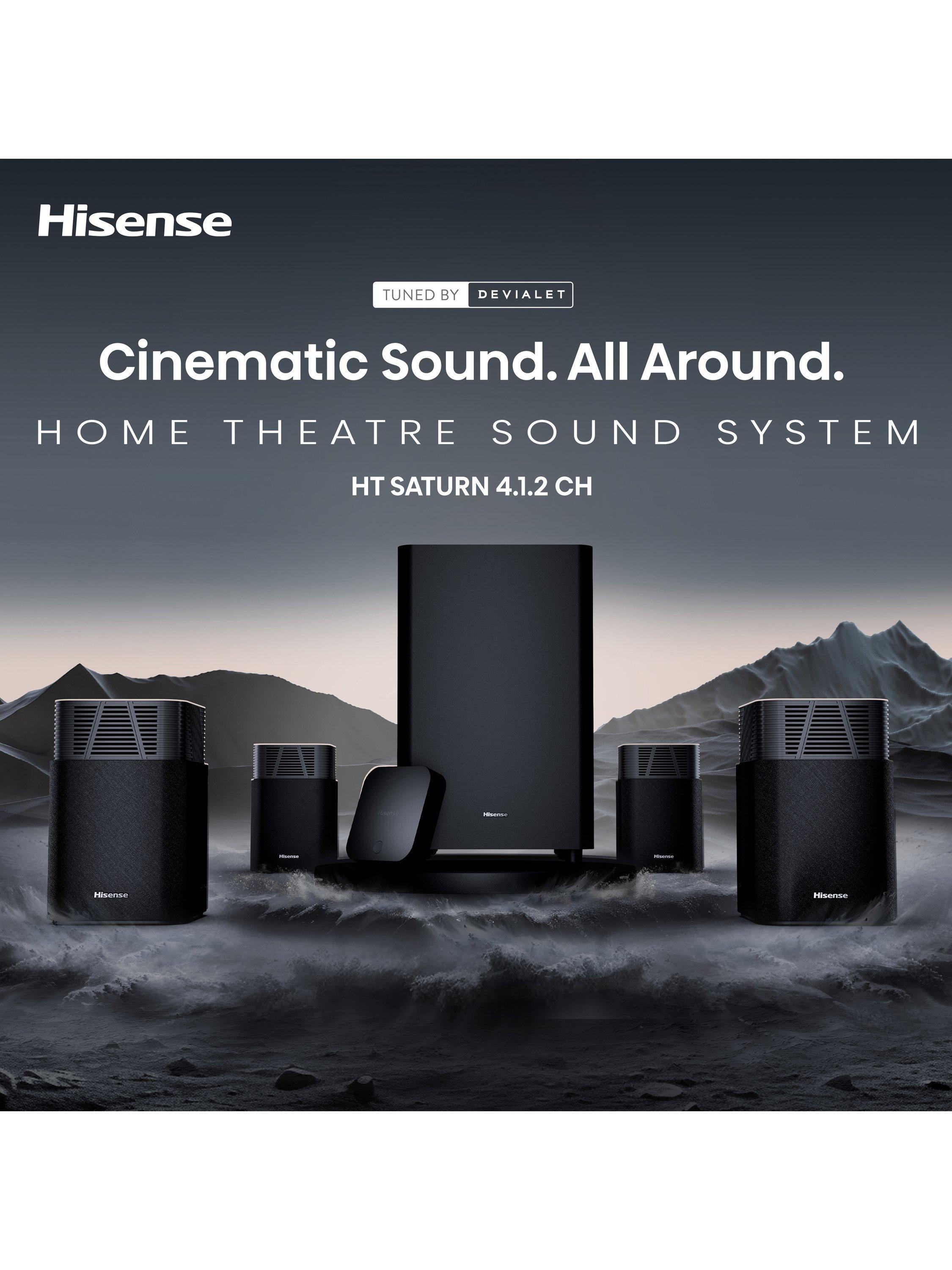 Hisense HT Saturn home theatre sound system black - British product