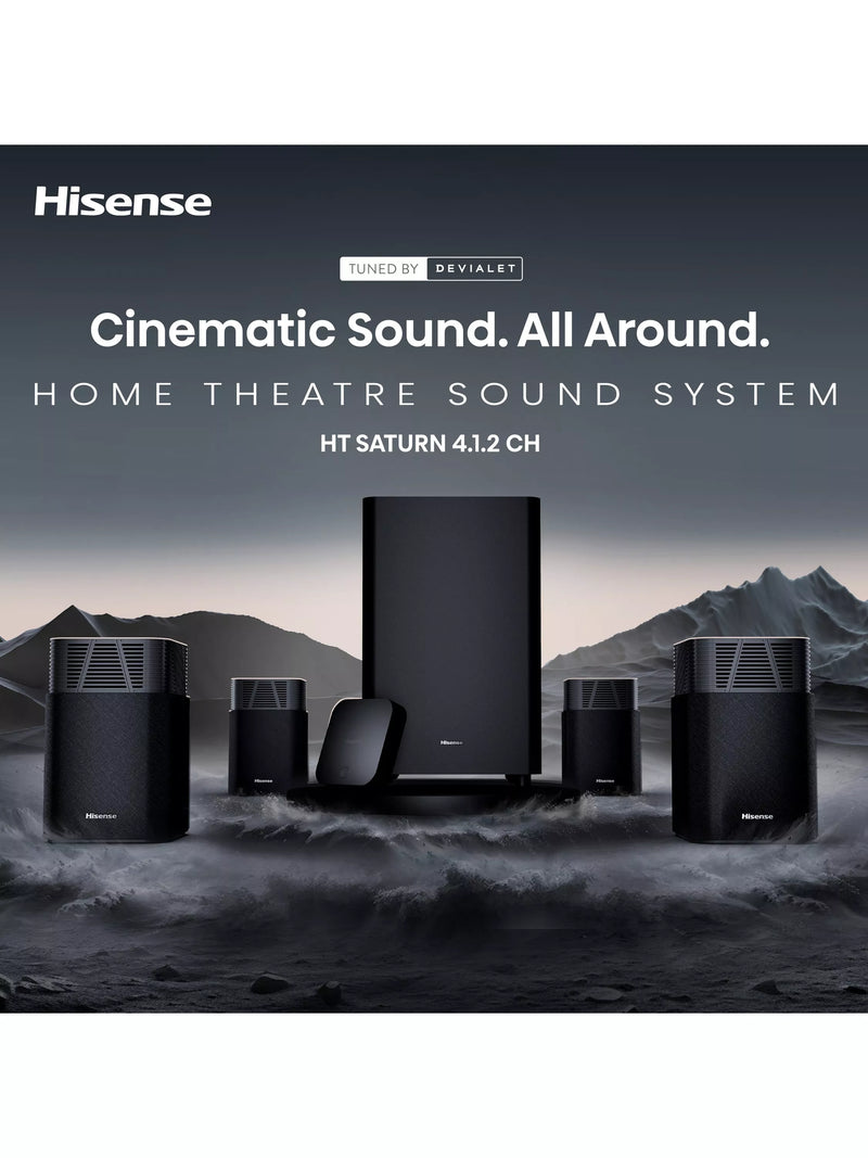 Hisense HT Saturn home theatre sound system black - British product