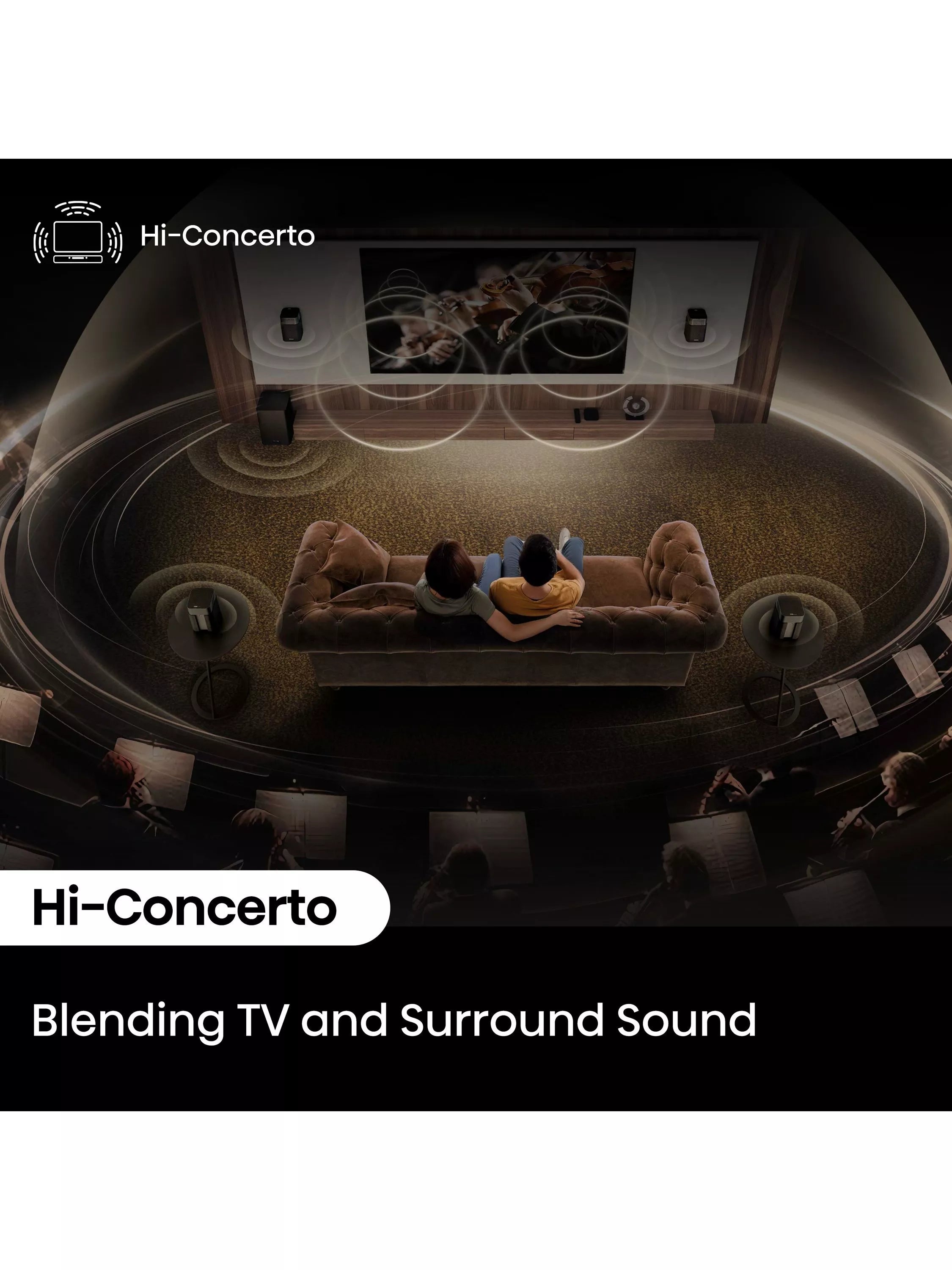 Hisense HT Saturn home theatre sound system black - British product