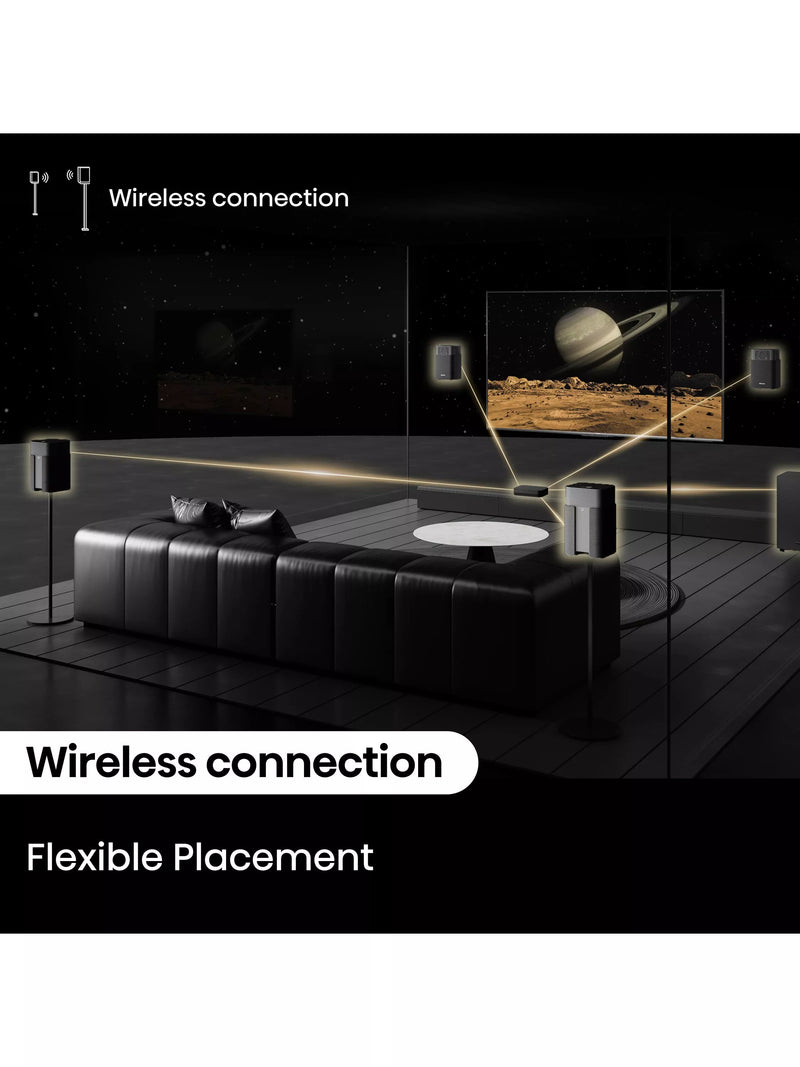 Hisense HT Saturn home theatre sound system black - British product