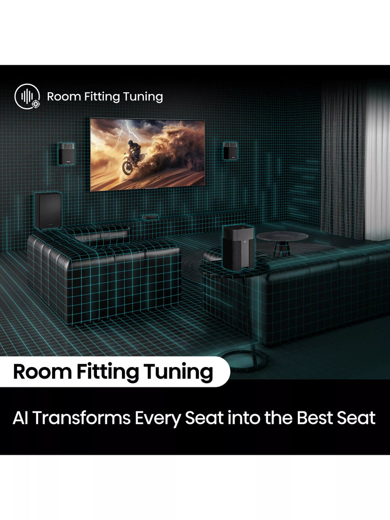 Hisense HT Saturn home theatre sound system black - British product