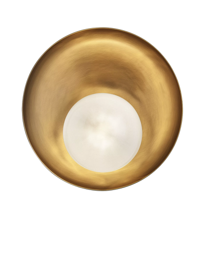 John Lewis Industville Hayle Outdoor/Bathroom Wall Light, Brass- Buy online at McGrocer