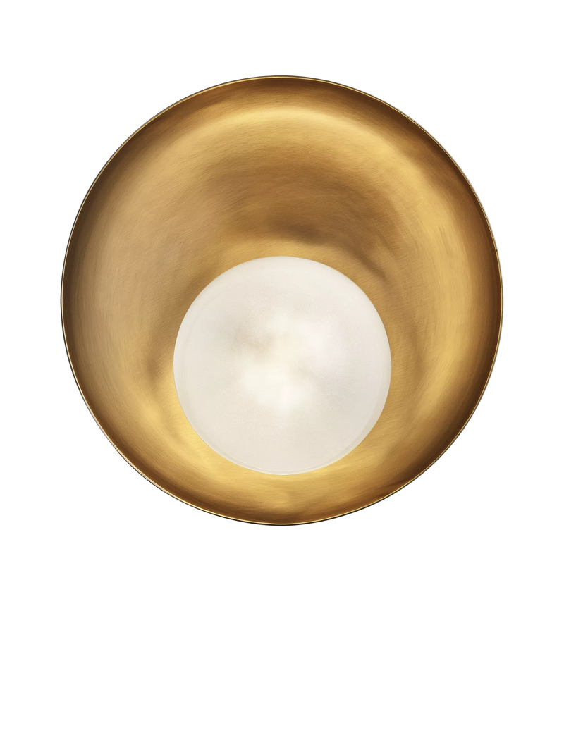 Industville Hayle wall light brass - British product