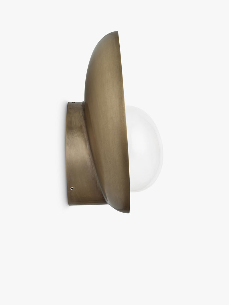 Industville Hayle wall light brass - British product