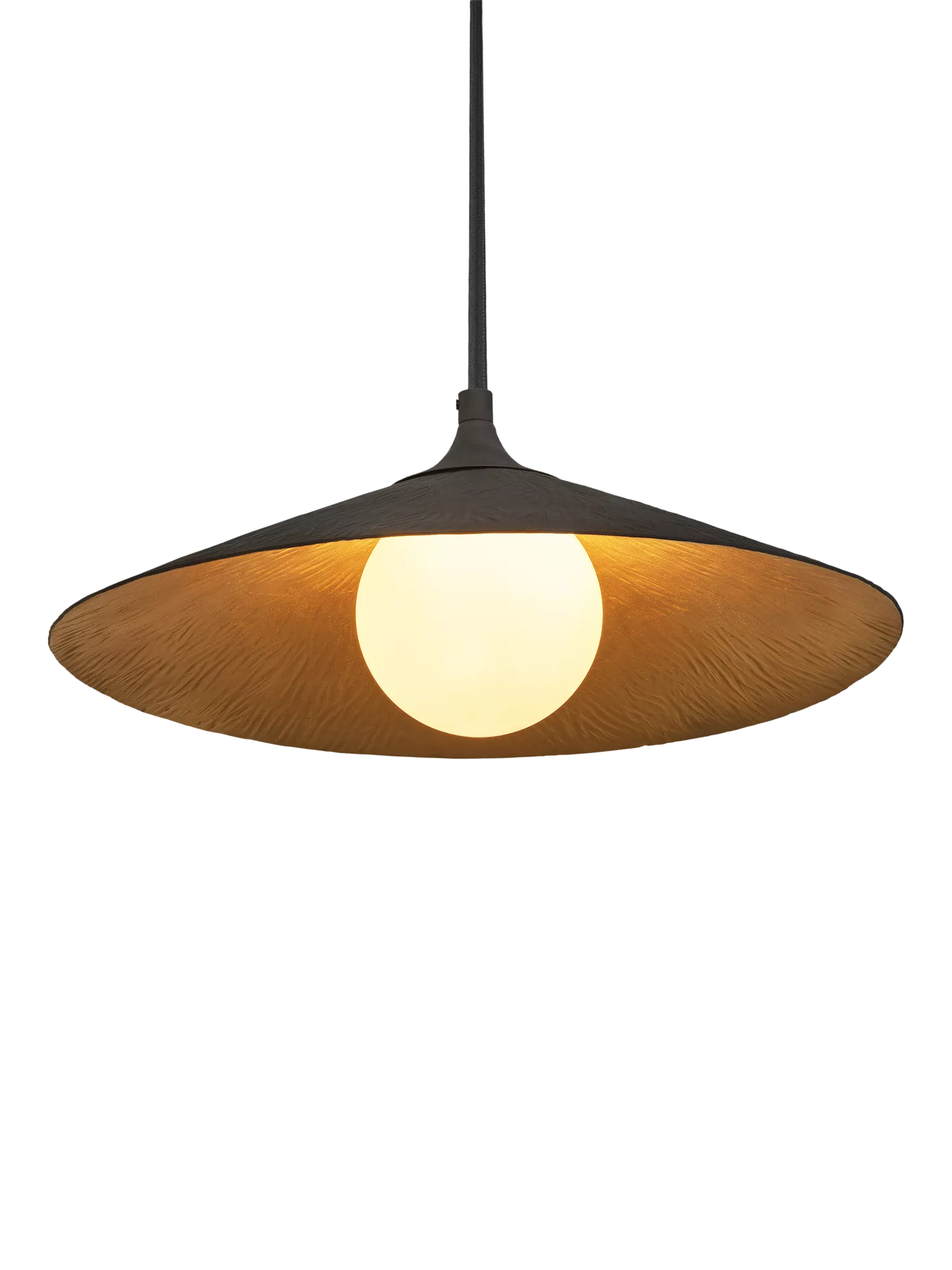 Industville Flume Brushed Pendant Ceiling Light