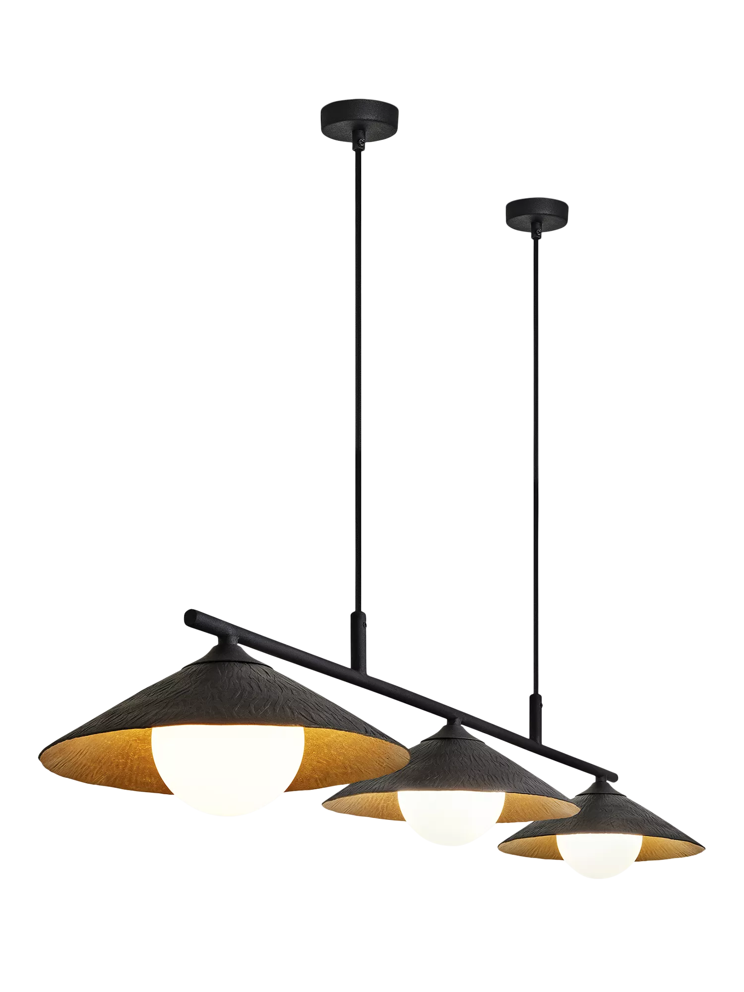 Industville Flume Triple Pendant Ceiling Light