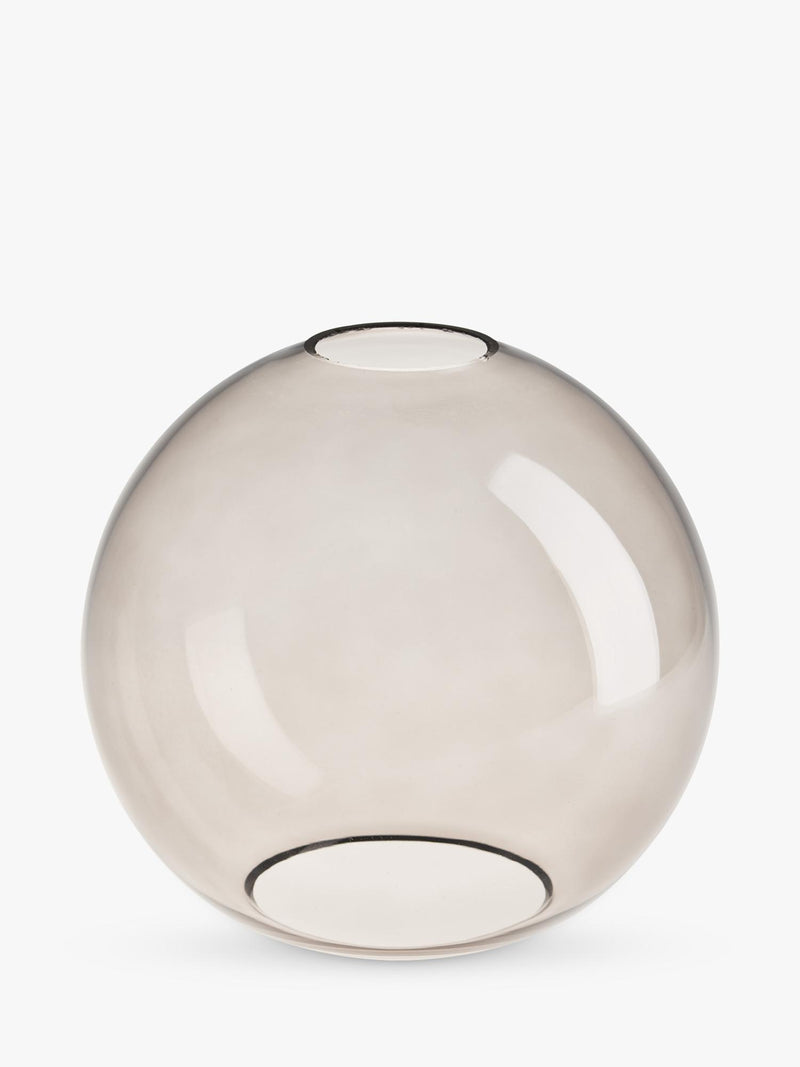 Industville Albany smoked glass globe wall light bronze (British brand)