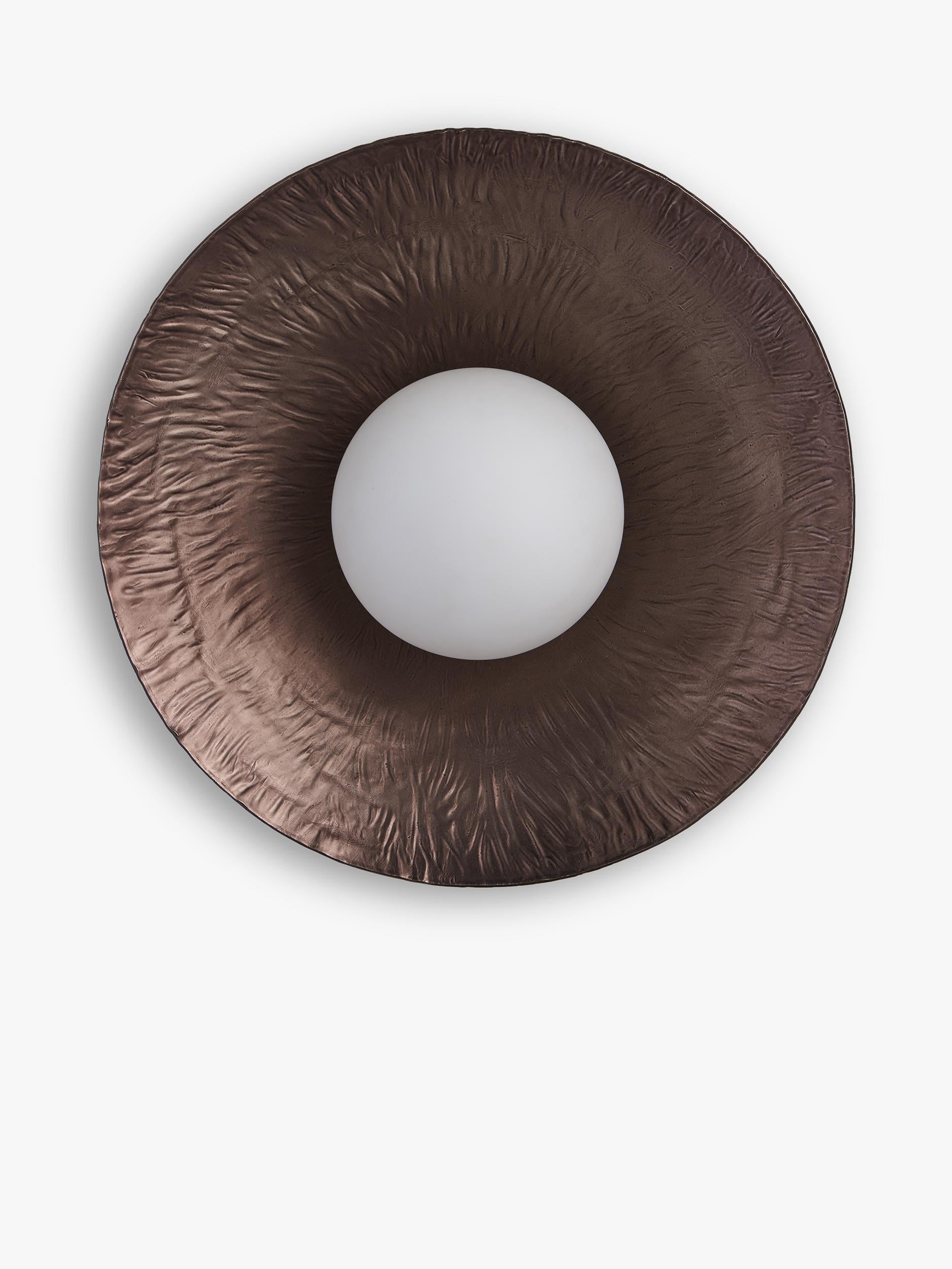 Industville Flume brushed wall light, imported from the UK