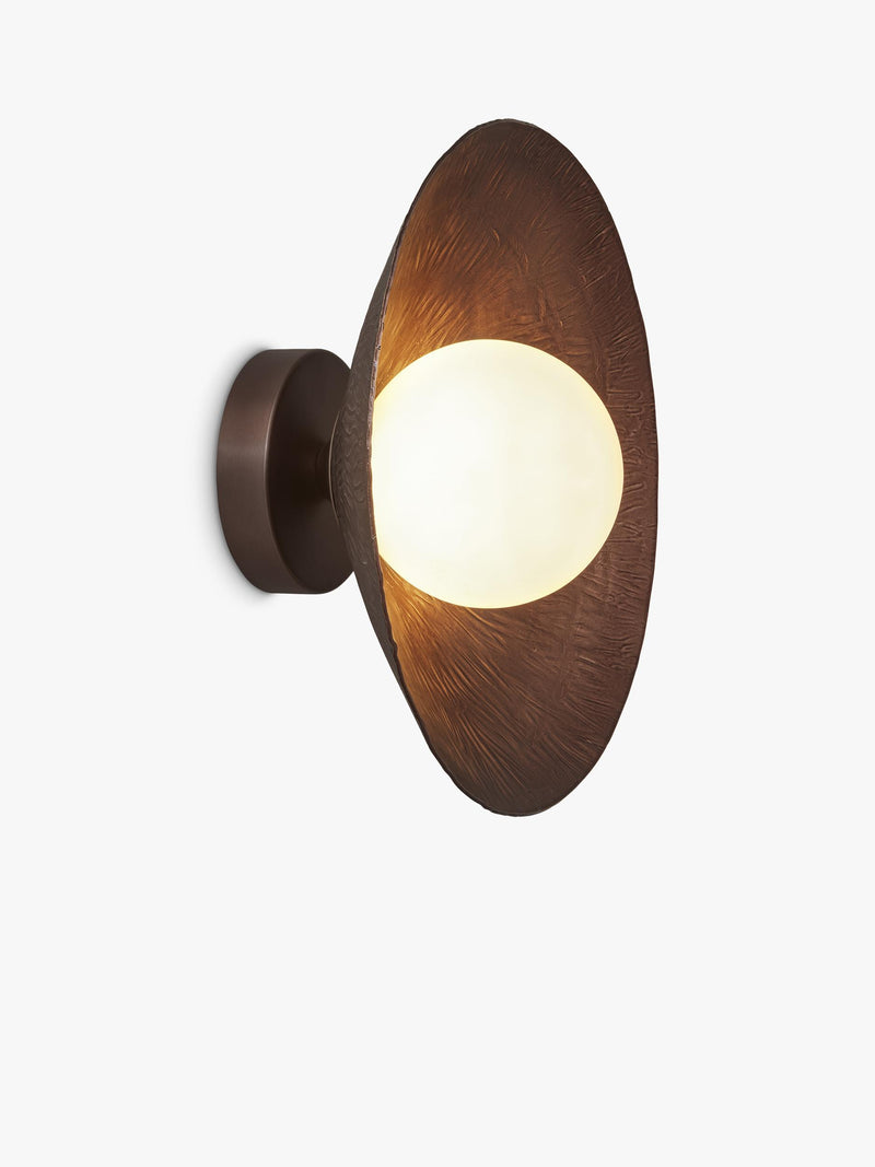 Industville Flume brushed wall light, imported from the UK