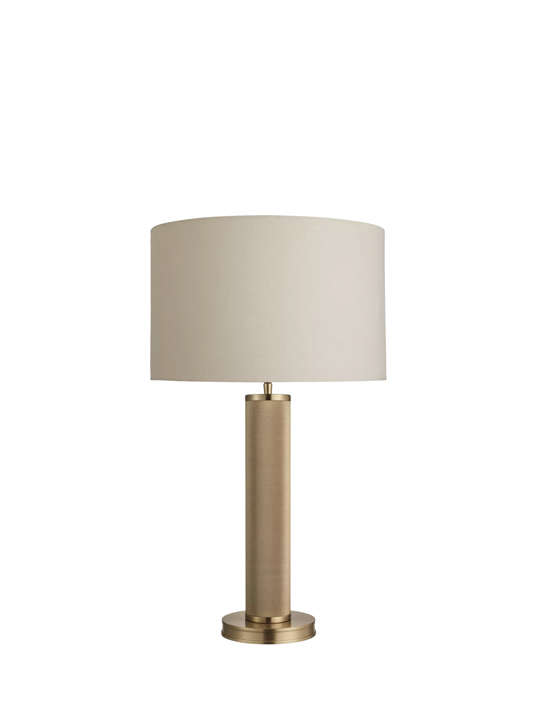 Industville pillar table lamp brass H62.5cm, imported from the UK
