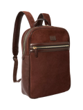 OSPREY LONDON Mocha Suede Backpack Bitter Chocolate - British product