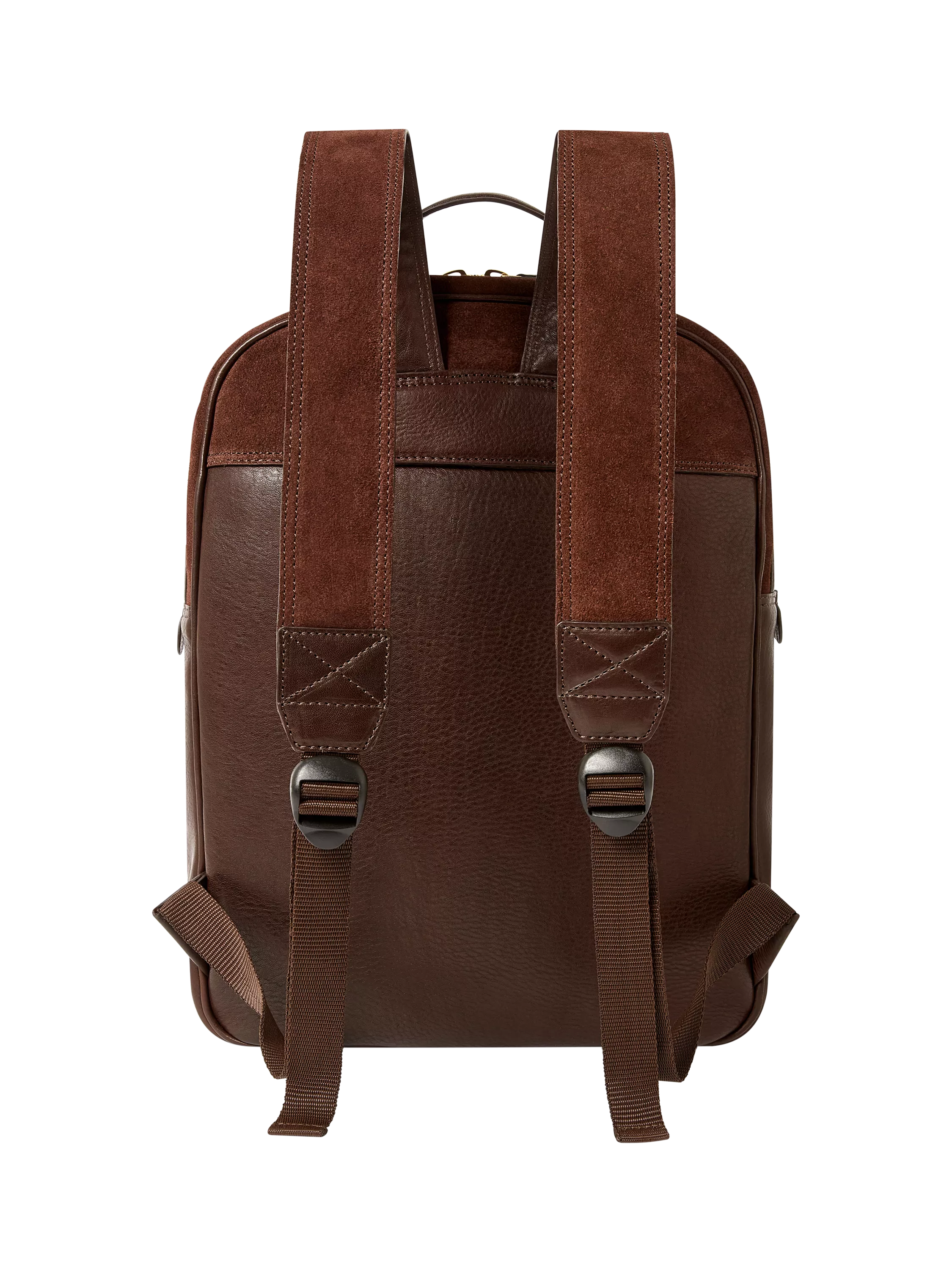 OSPREY LONDON Mocha Suede Backpack Bitter Chocolate - British product