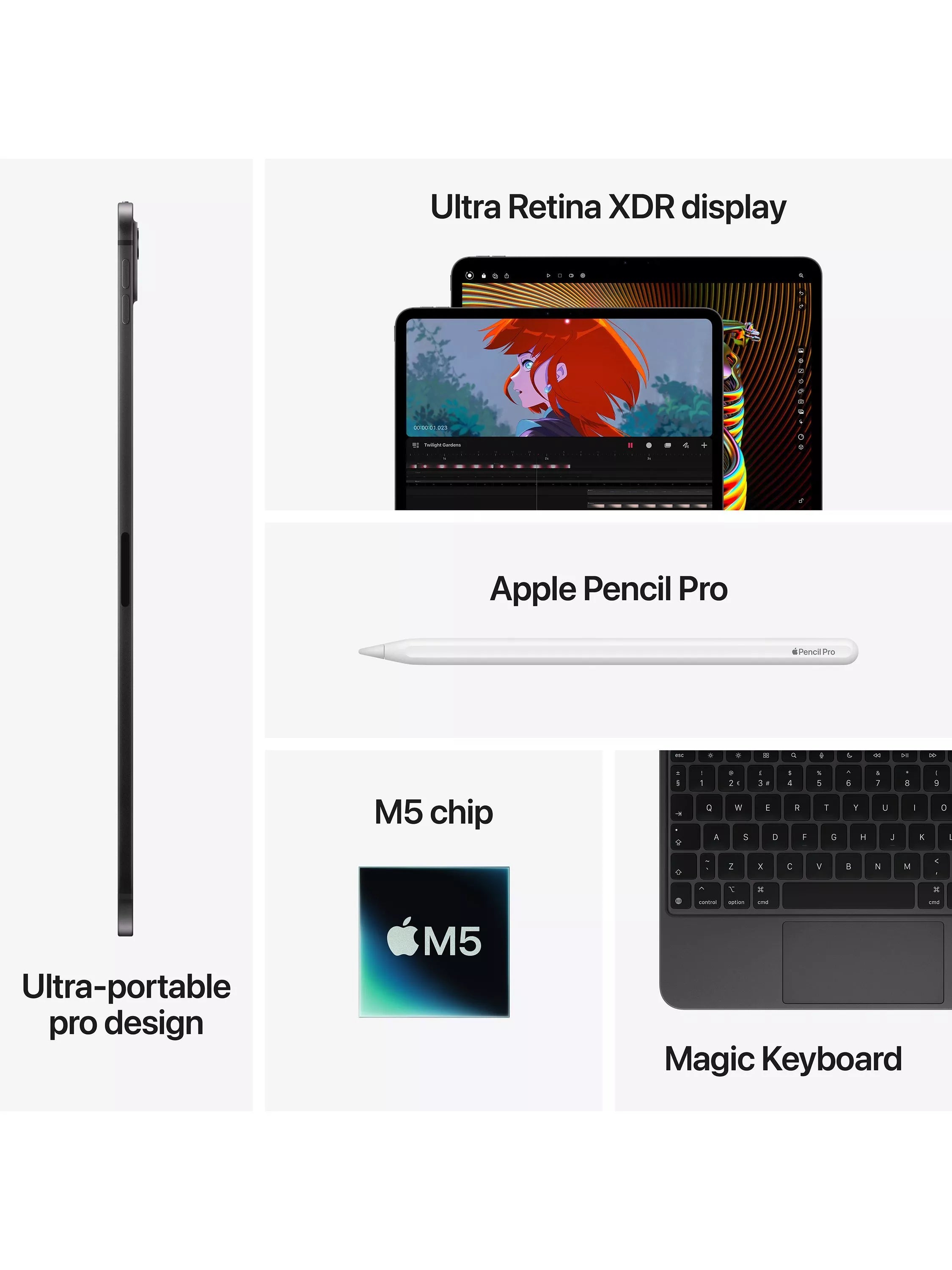 Apple iPad Pro M5 11-inch tablet 1TB - British product