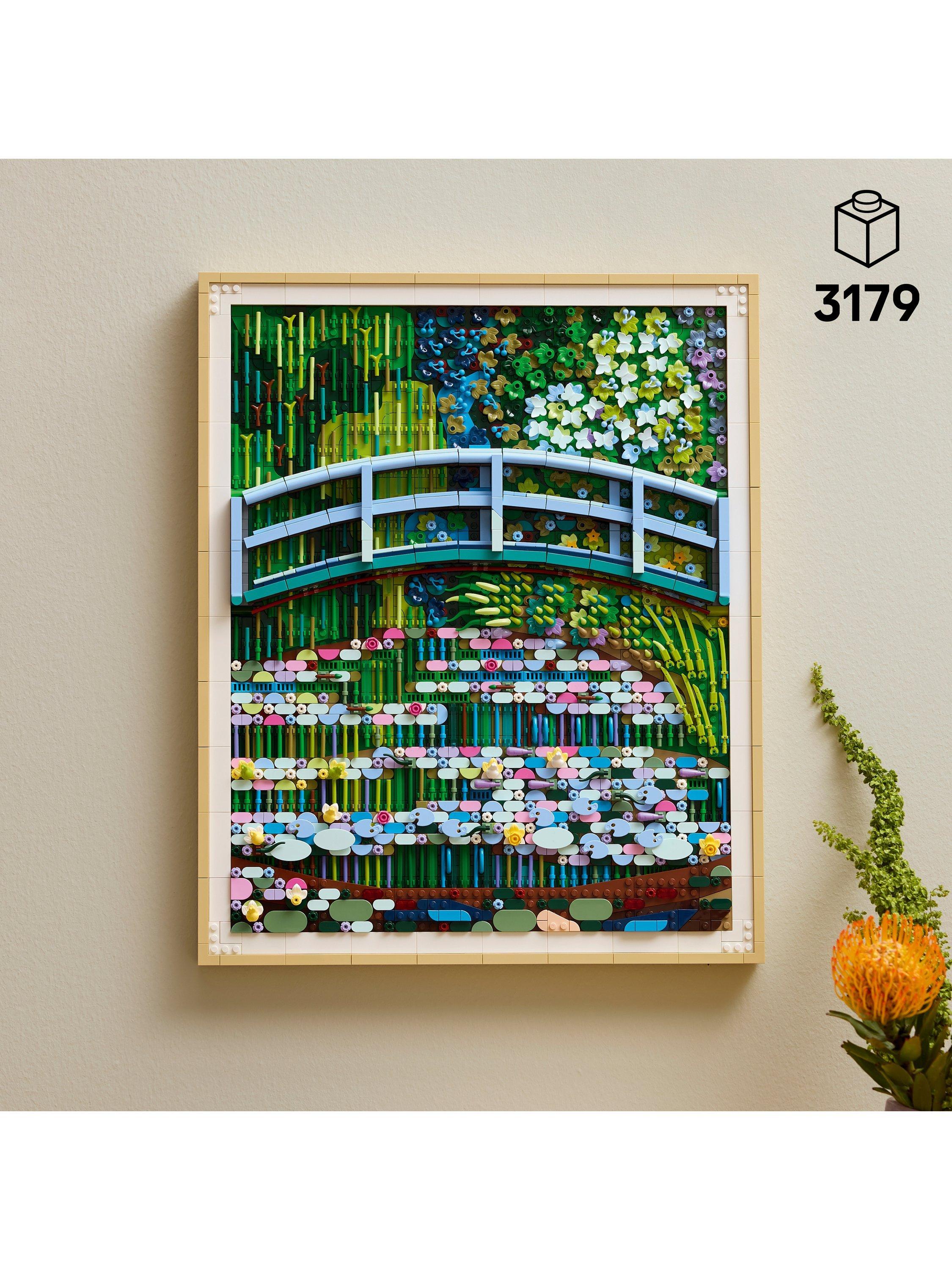 LEGO Art Monet Bridge wall art building set (British brand)