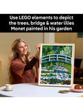 LEGO Art Monet Bridge wall art building set (British brand)