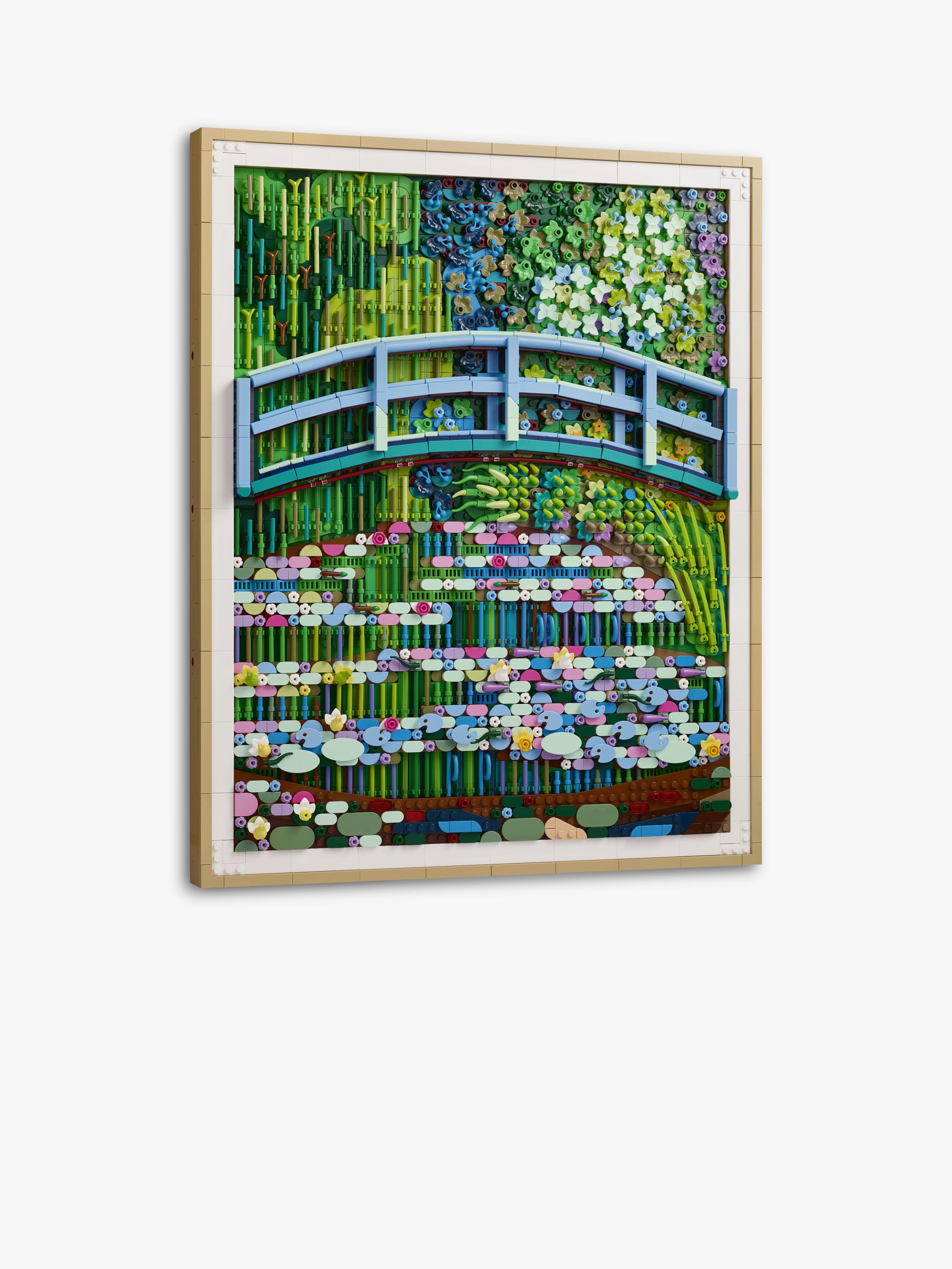 LEGO Art Monet Bridge wall art building set (British brand)