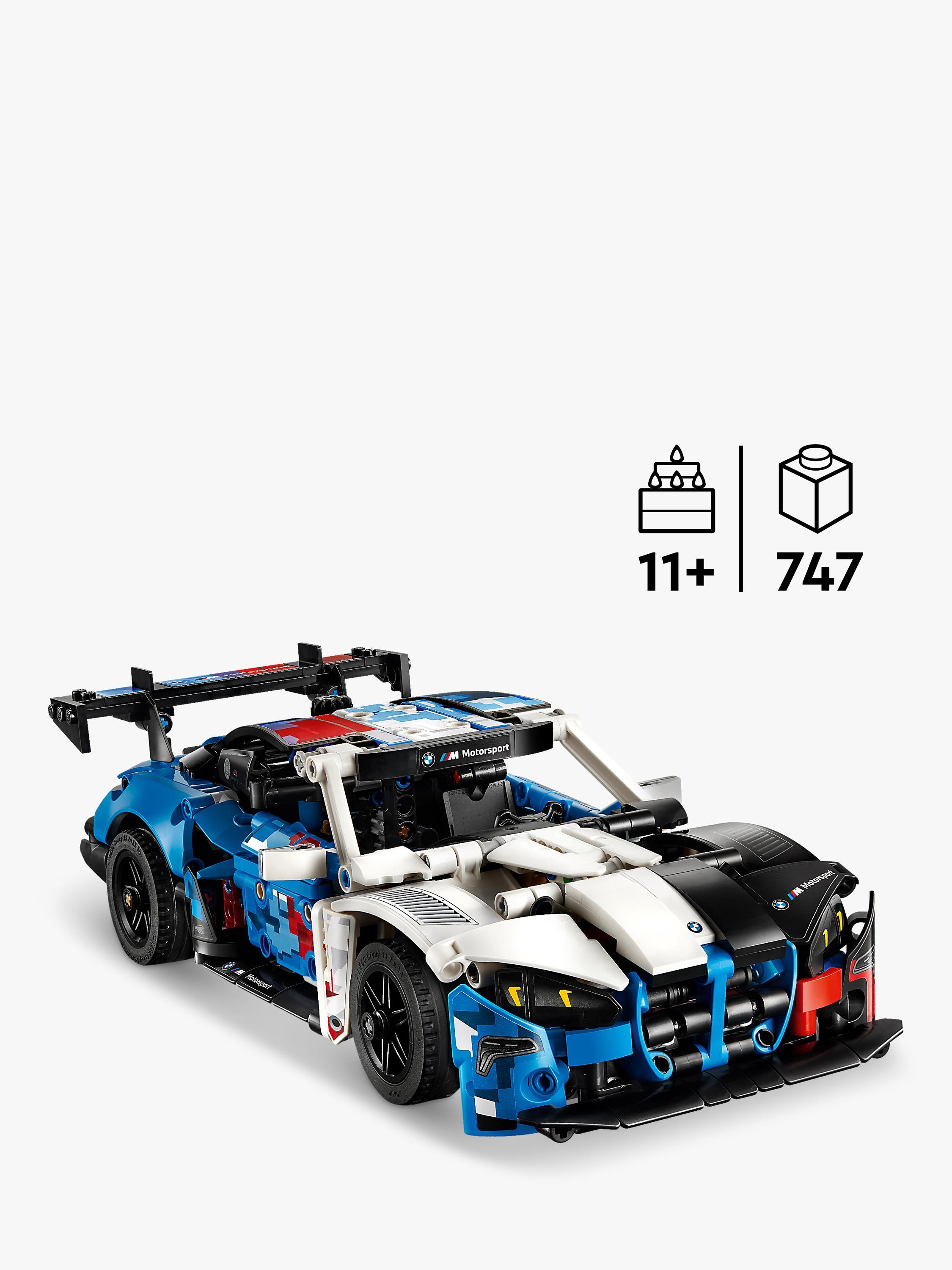 LEGO Technic BMW M4 GT3 EVO Race Car toy, imported from the UK