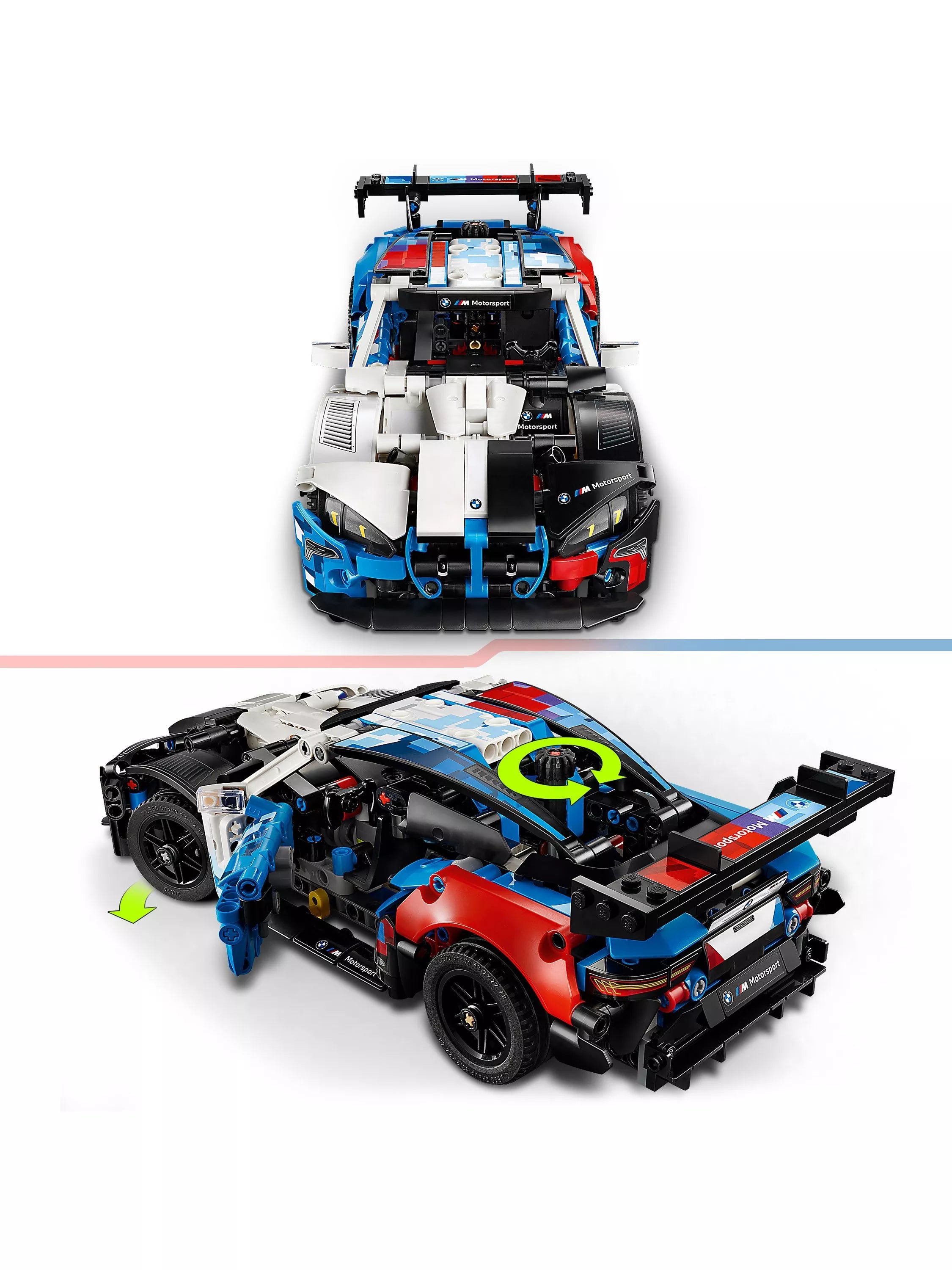 LEGO Technic BMW M4 GT3 EVO Race Car toy, imported from the UK
