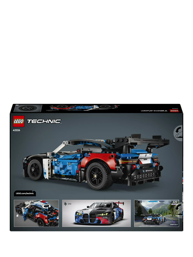LEGO Technic BMW M4 GT3 EVO Race Car toy, imported from the UK