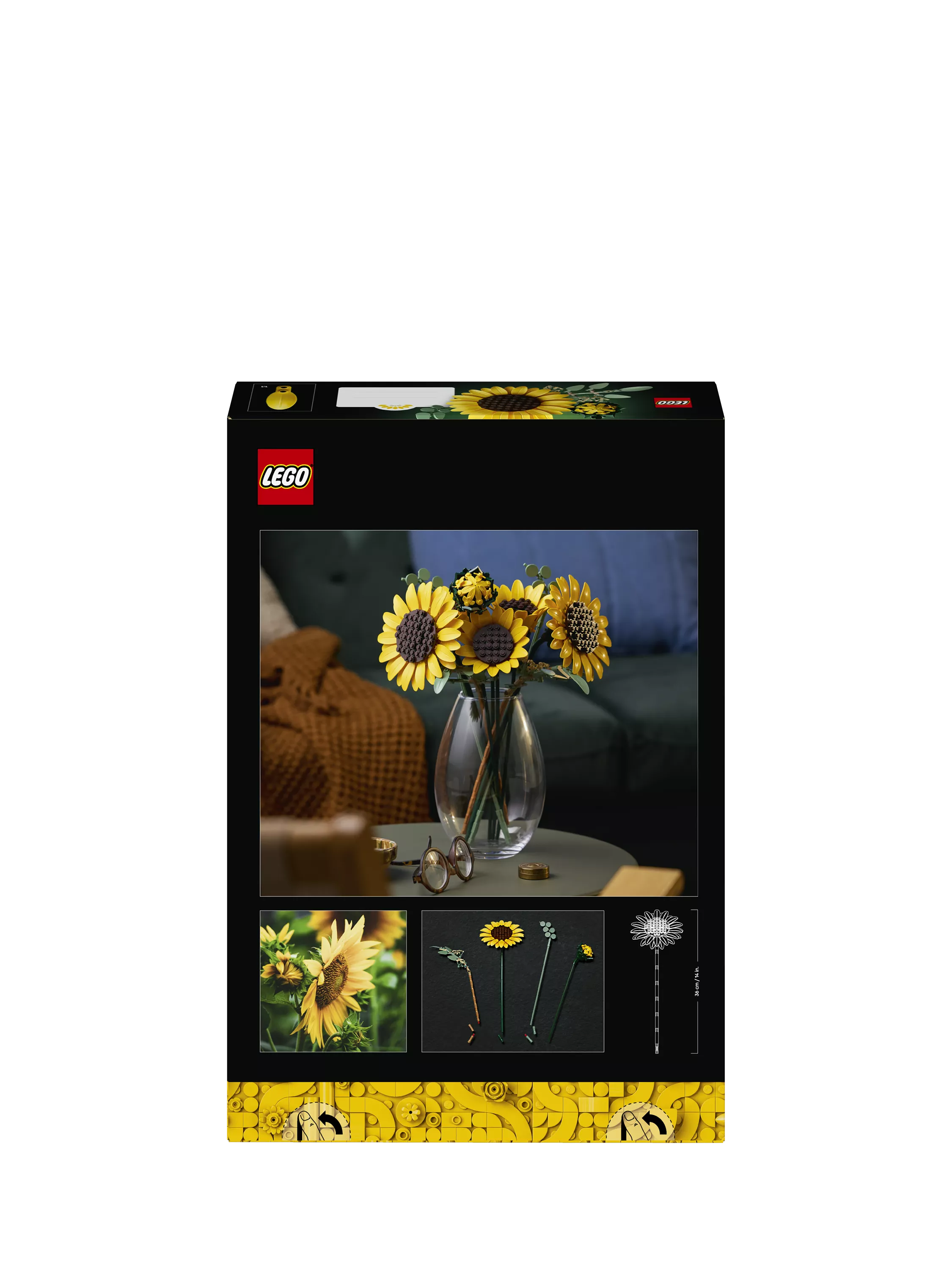LEGO sunflower bouquet building set 11502 686 pieces - British product