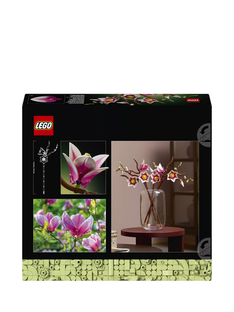 LEGO Botanicals Magnolia Branches building set 435 pieces (British brand)