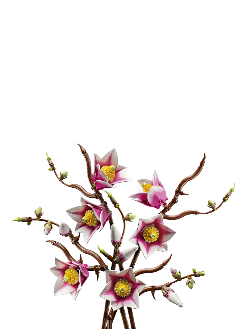 LEGO Botanicals Magnolia Branches building set 435 pieces (British brand)