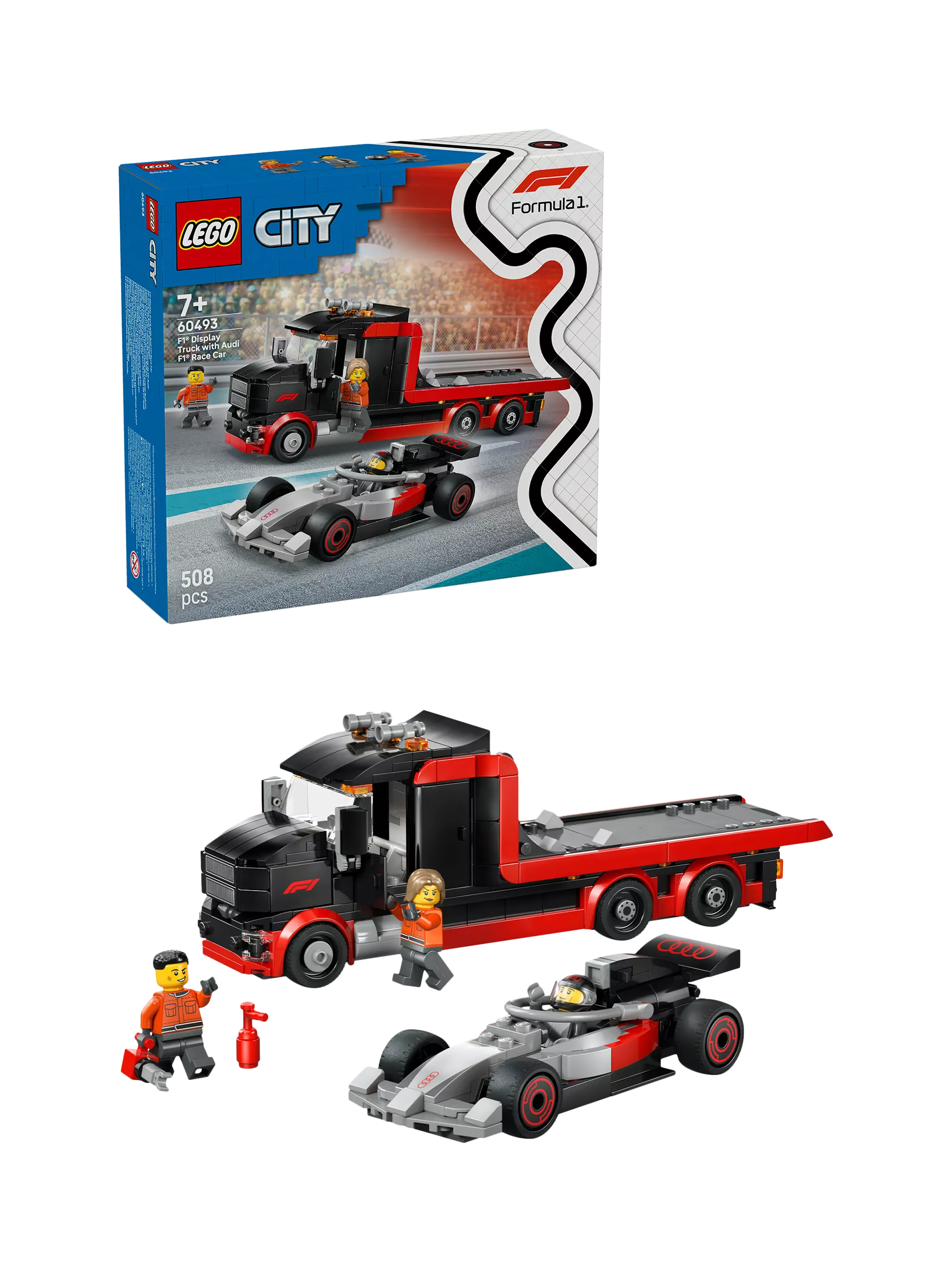 LEGO F1 Display Truck and Car set, UK version