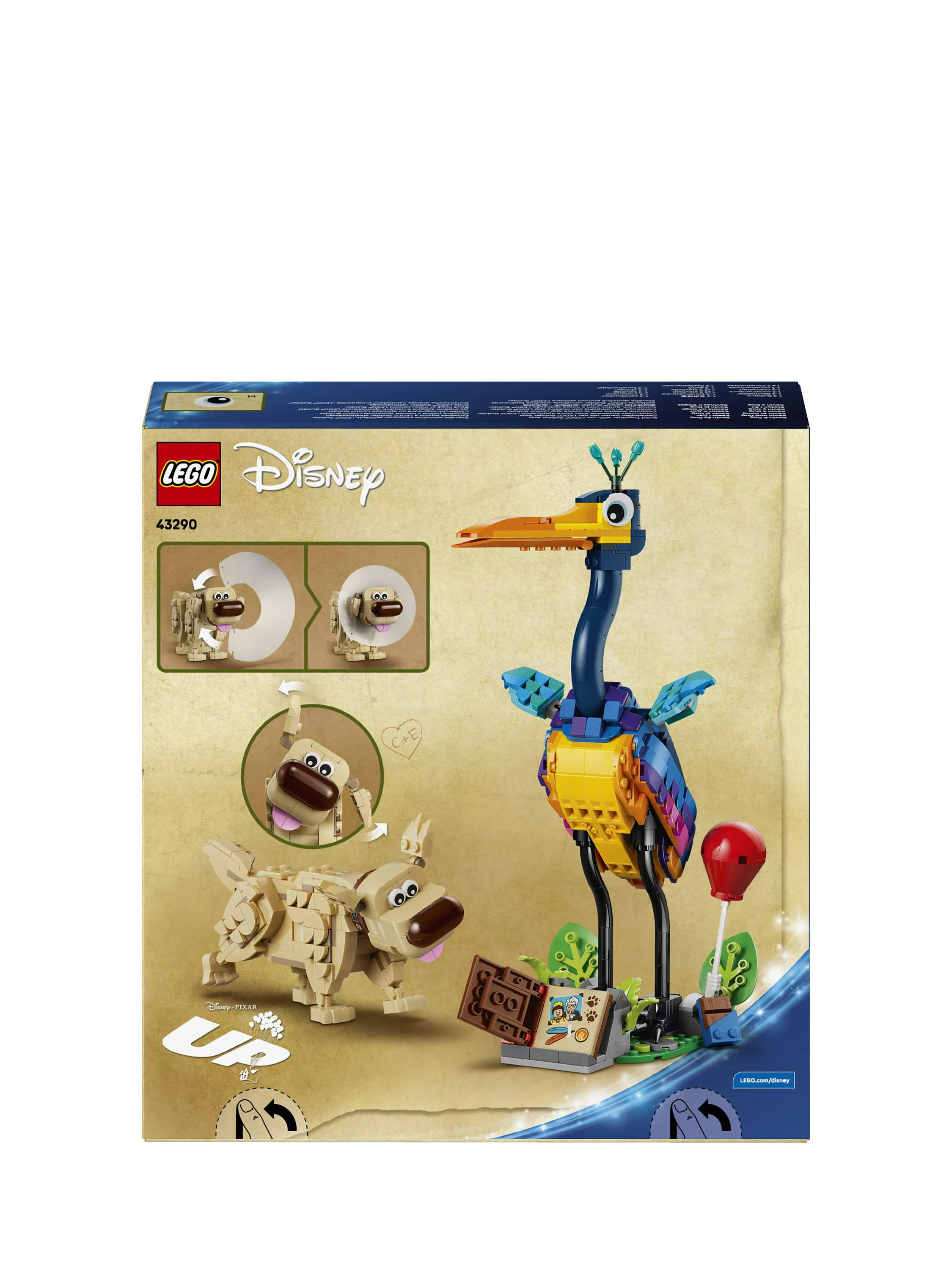 LEGO Disney Pixar Up Kevin & Dug building toy 628 pieces, imported from the UK