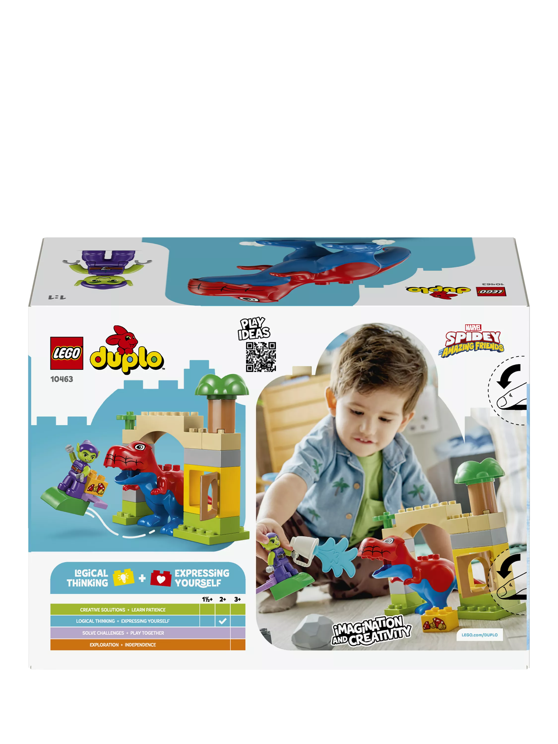 LEGO DUPLO Marvel Spidey-Rex T. rex building toy (British brand)