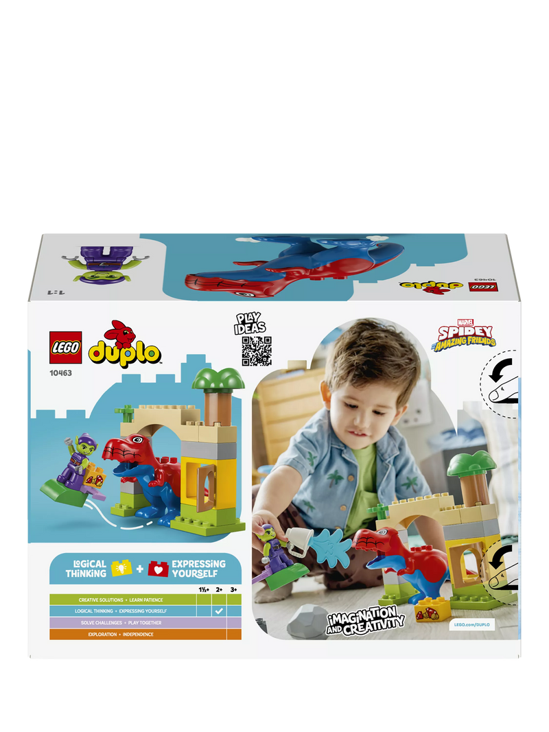 LEGO DUPLO Marvel Spidey-Rex T. rex building toy (British brand)